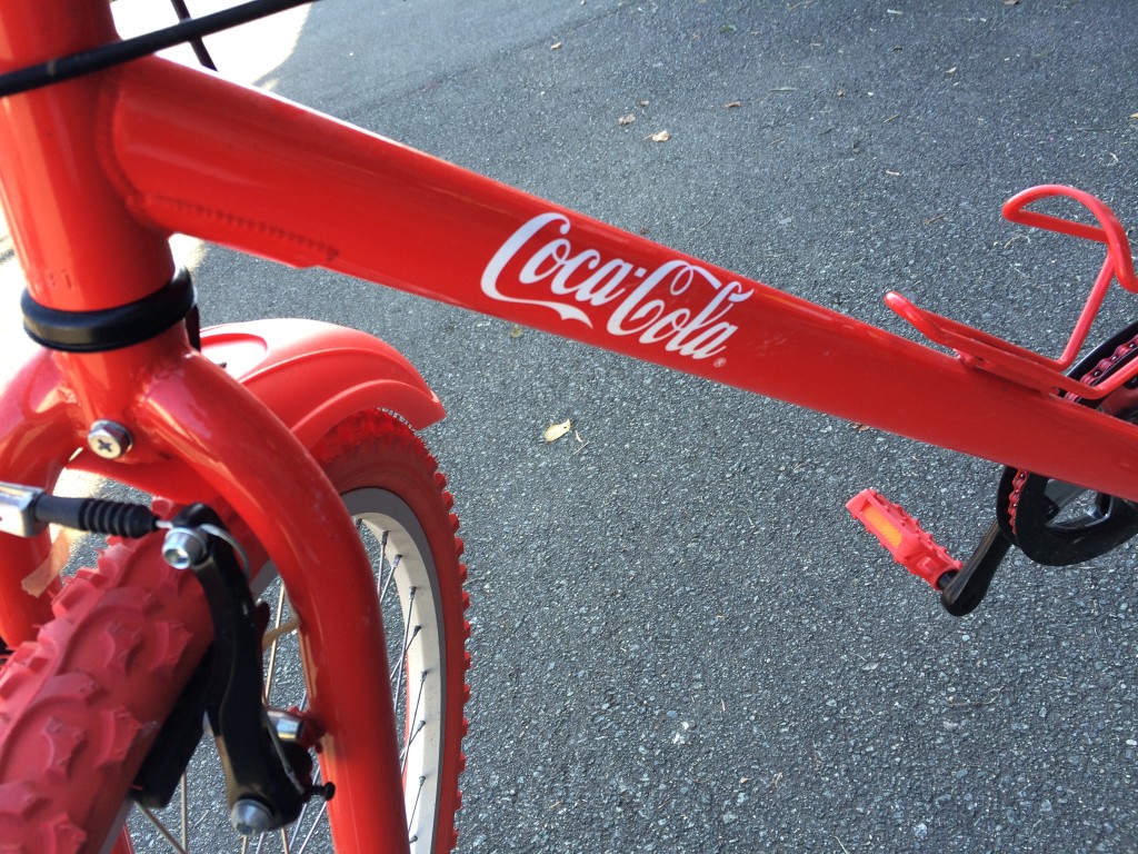 コカコーラ限定自転車