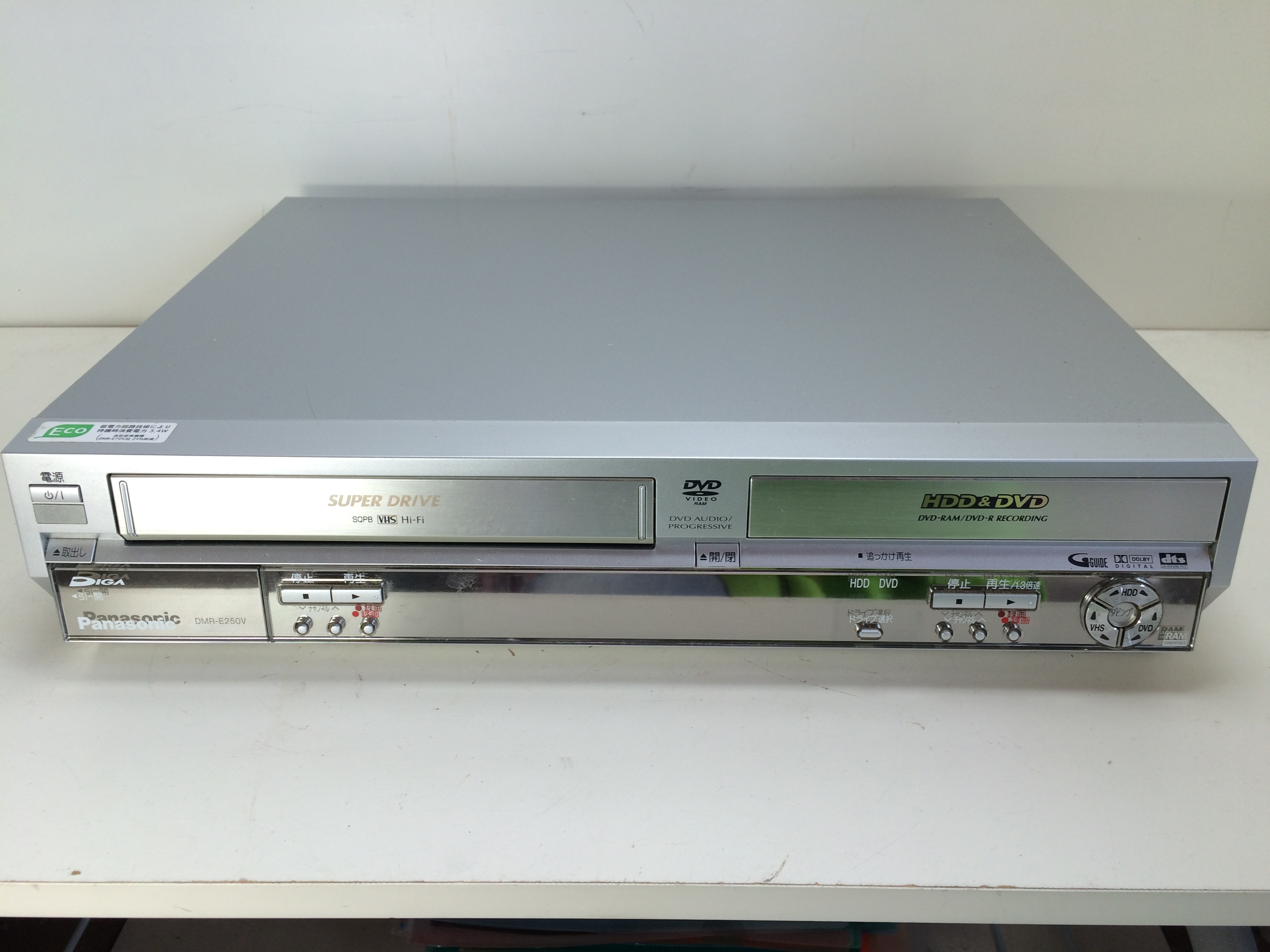 パナソニック ダビング機能搭載 VHS一体型 DVDレコーダー DMR-E75VＡＤデッキまとめ