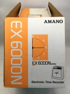 オフィス用品タイムレコーダーアマノEX6000N