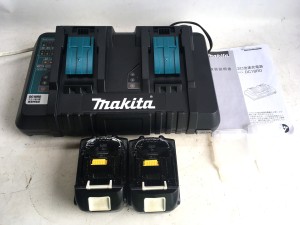 マキタmakita ２口急速充電器 DC18RD バッテリー BL1860B