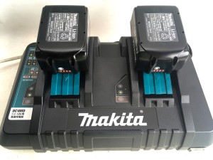 マキタmakita ２口急速充電器 DC18RD バッテリー BL1860B
