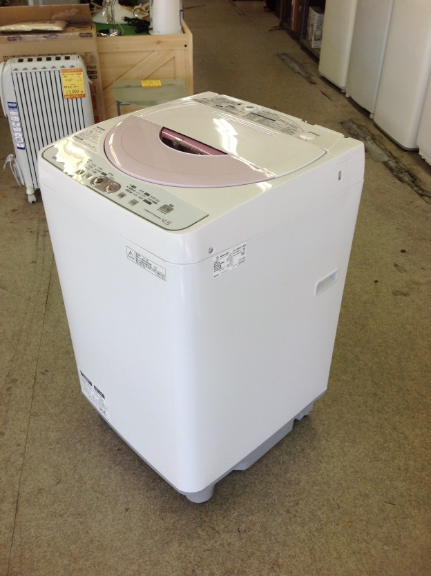 SHARP　シャープ　2014年製　全自動洗濯機　4.5㎏(キロ)　ES-45E8　買取　三重県伊勢市　松阪市