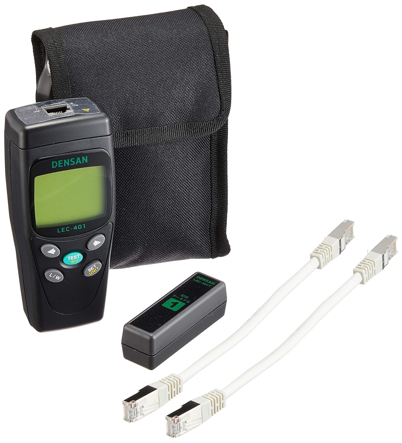 ジェフコム LANケーブルチェッカー　LEC-401　津松阪伊勢強化買取