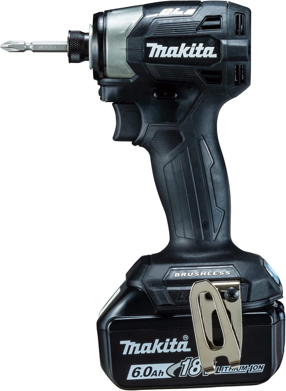 マキタ 充電式インパクトドライバ（黒） 18V6Ah バッテリ2本・充電器・ケース付　TD173DRGXB　津松阪伊勢強化買取